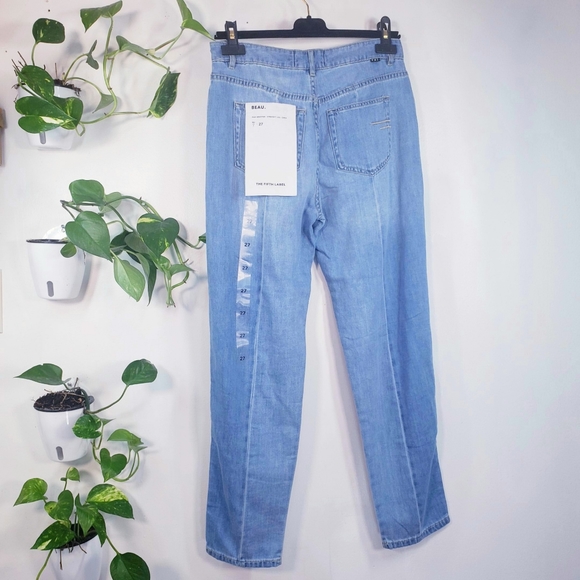 New FIFTH LABEL high waisted straight leg Jeans - Picture 8 of 16